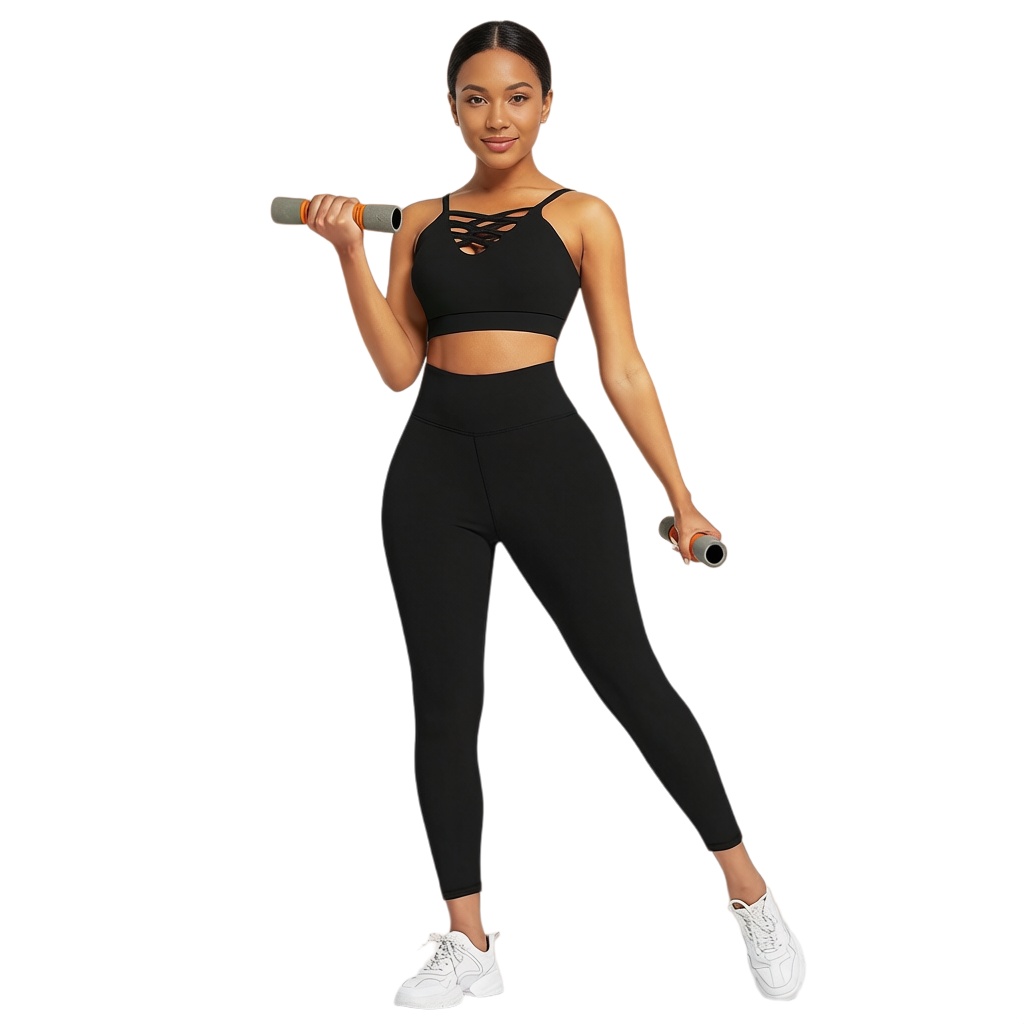 Fitness & Nutrition Lab - Conjunto Deportivo de Yoga para Mujer