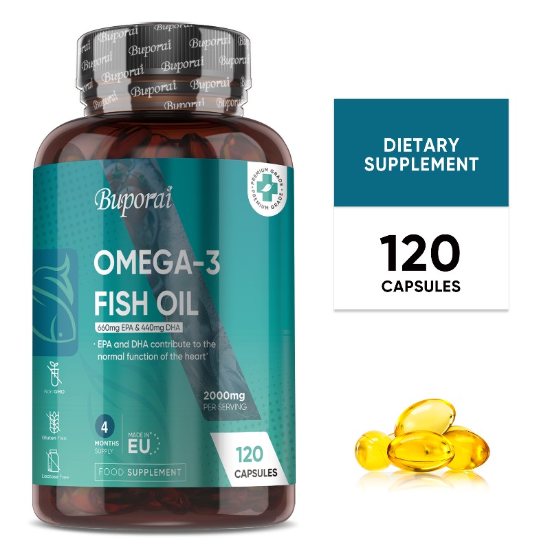 Omega 3 Fish Oil - Aceite de Pescado Omega 3 2000mg