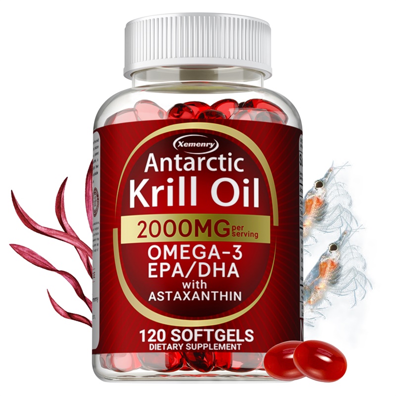 Omega 3 Fish Oil - Cápsulas de aceite de Krill antártico: