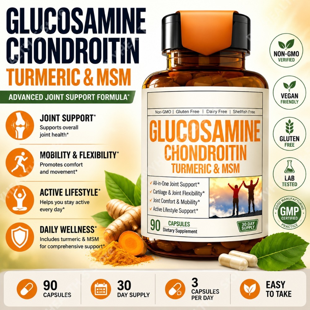 Glucosamine Chondroitin Joint - Cápsulas de Glucosamina, Condroitina y MSM