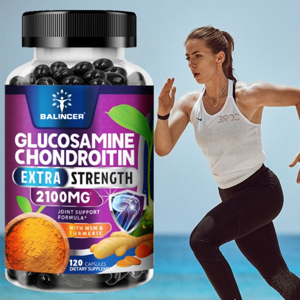 Glucosamine Chondroitin Joint - Glucosamina, Condroitina, Cúrcuma y MSM -