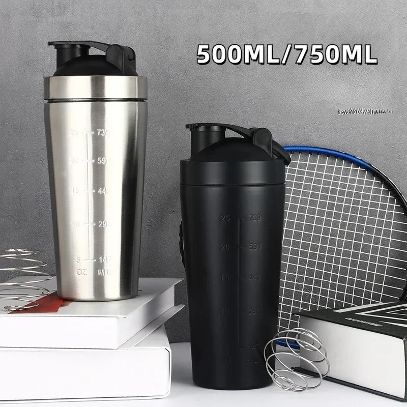 Nutrition Of Fitness - Vaso Mezclador de Proteínas de Acero