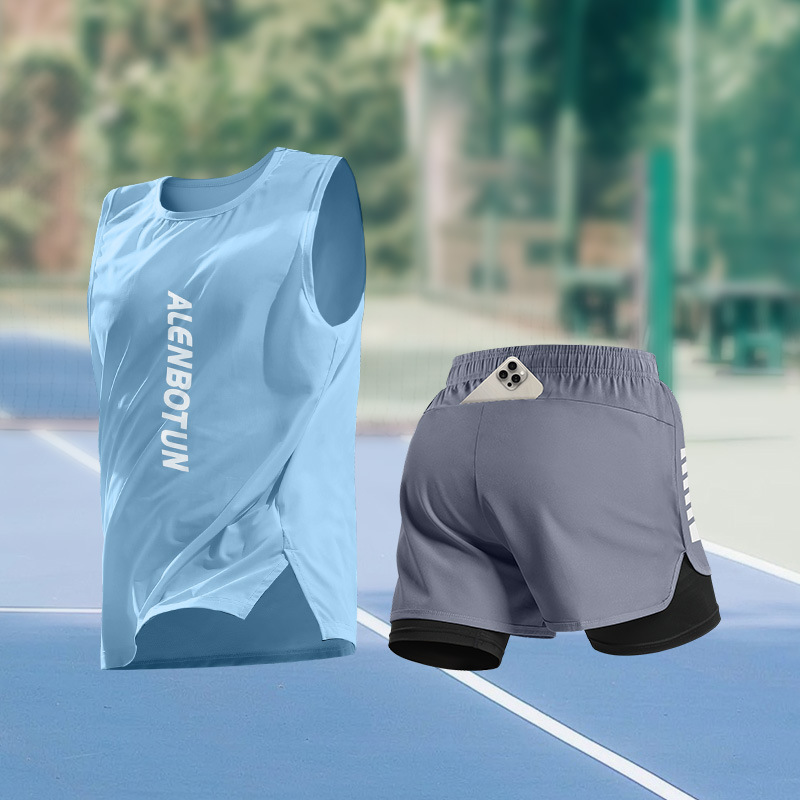 Fitness & Nutrition Lab - Conjunto deportivo para correr para hombre,