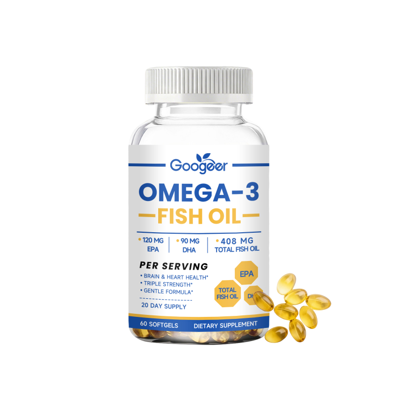 Omega 3 Fish Oil - Cápsulas de Aceite de Pescado, Energía