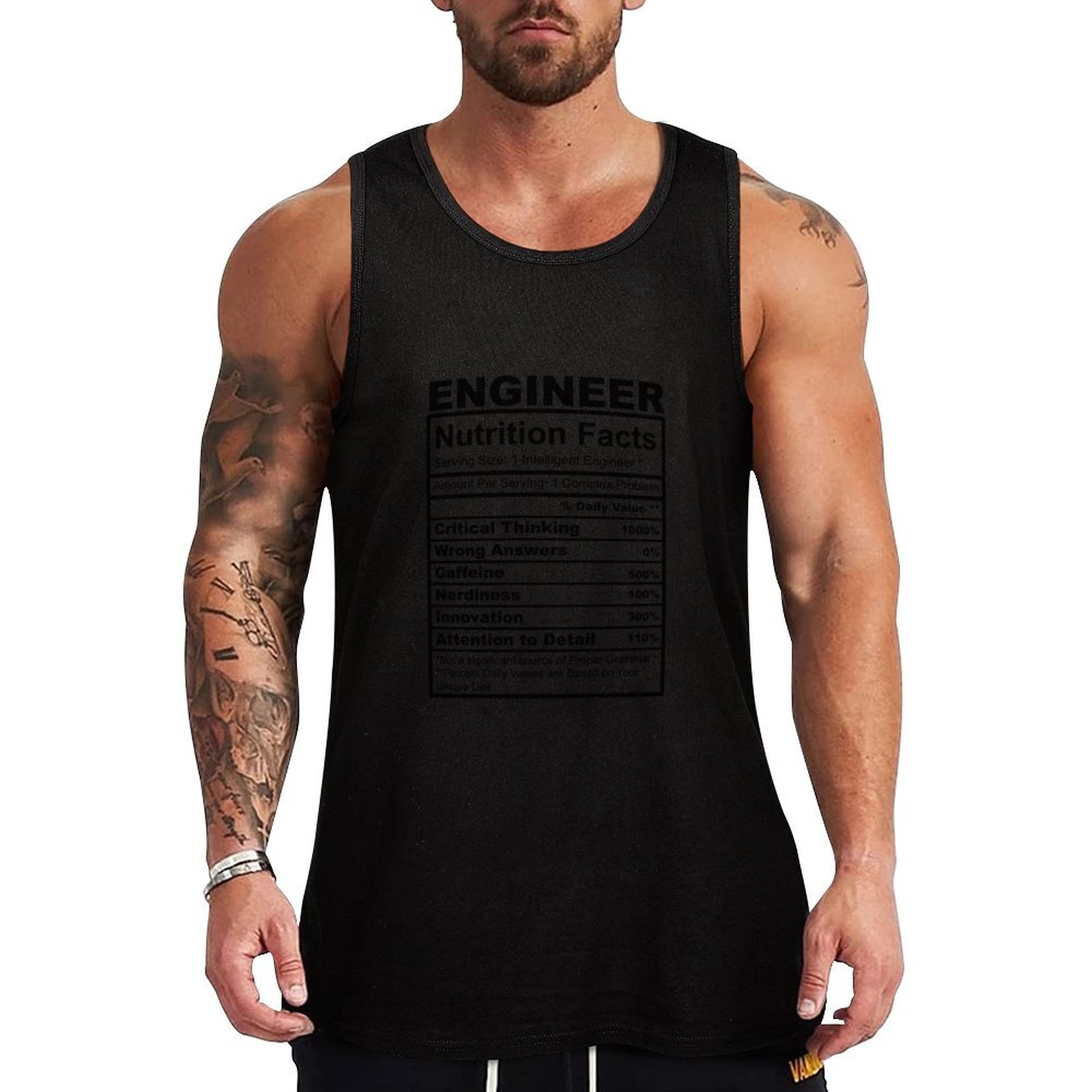 Nutrition Of Fitness - Camiseta divertida para regalo de ingeniero,
