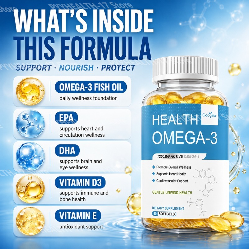 Cápsulas Blandas de Omega-3 co - Omega 3 Fish Oil reseña y precio