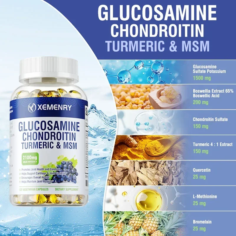 Cápsulas de glucosamina y cond - Glucosamine Chondroitin Joint reseña y precio