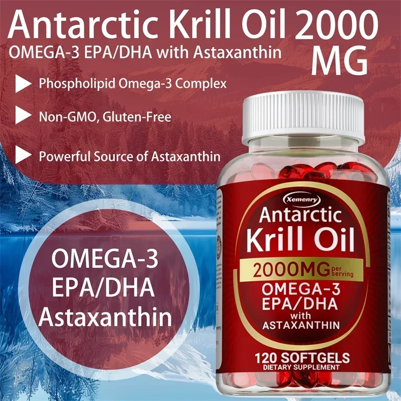 Cápsulas de aceite de Krill an - Omega 3 Fish Oil reseña y precio
