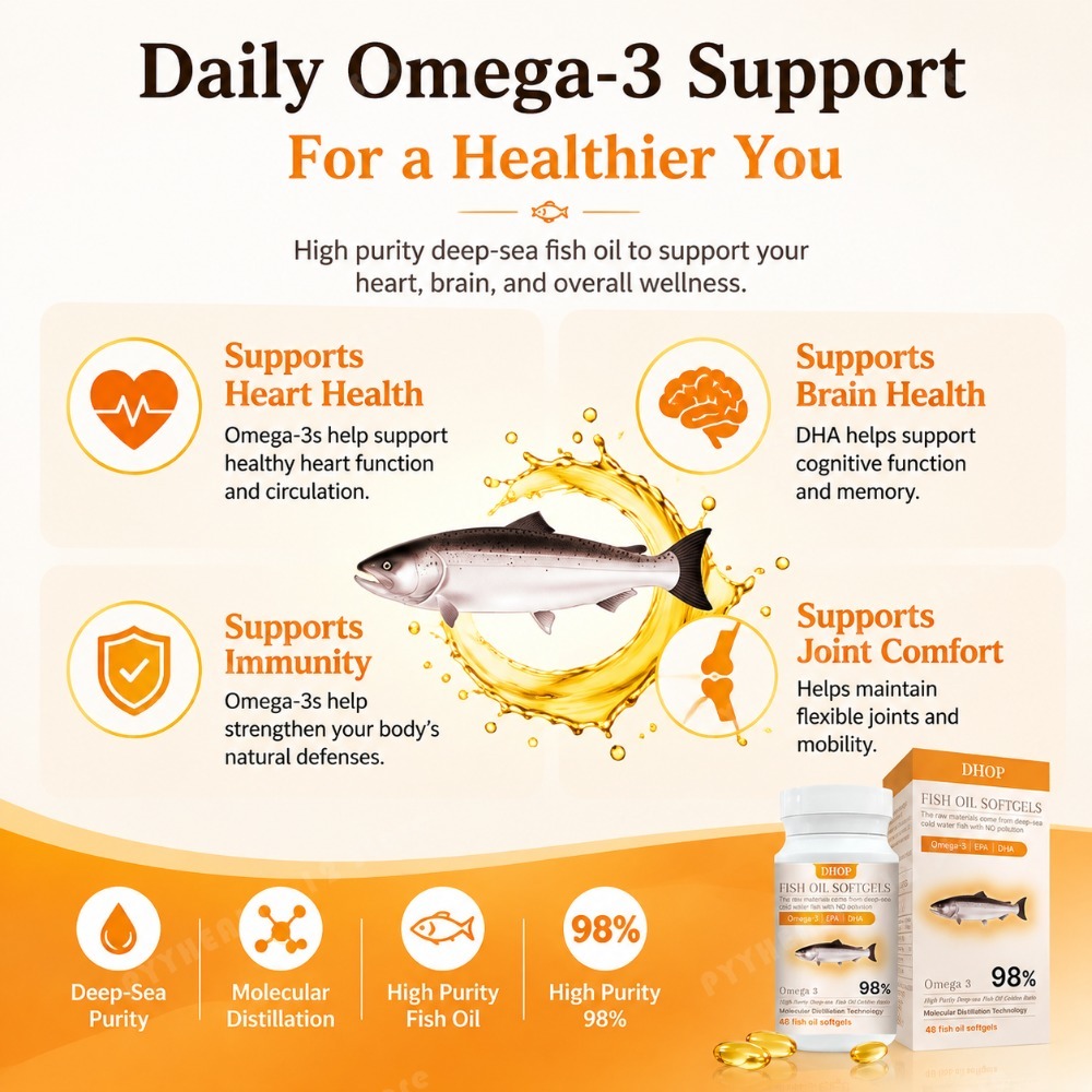 Cápsulas de Aceite de Pescado  - Omega 3 Fish Oil reseña y precio