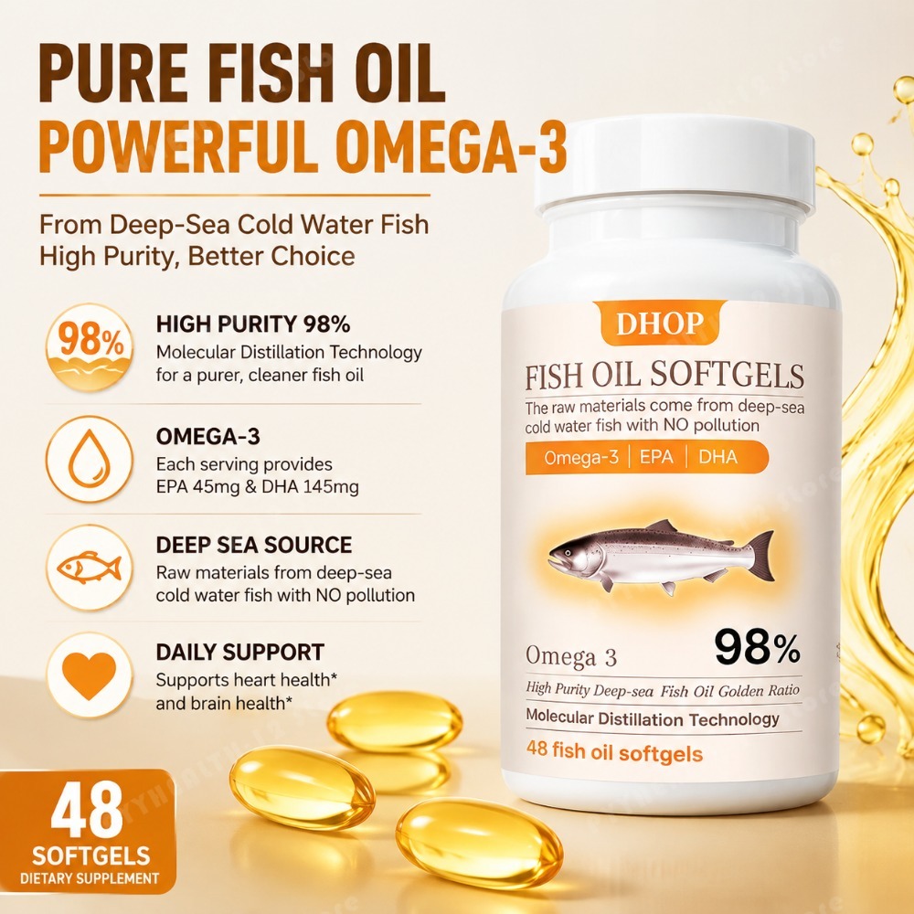 Cápsulas de Aceite de Pescado  - Omega 3 Fish Oil reseña y precio