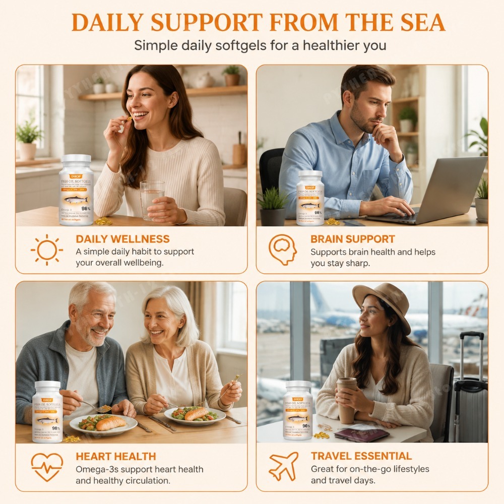 Cápsulas de Aceite de Pescado  - Omega 3 Fish Oil reseña y precio