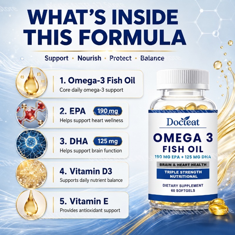 Cápsulas de Aceite de Pescado  - Omega 3 Fish Oil reseña y precio